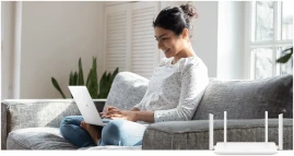 Wi-Fi роутер HUAWEI AX2, белый