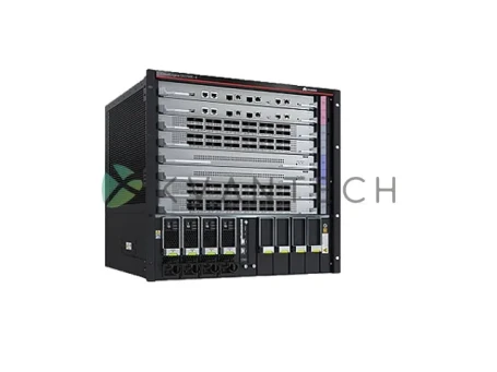 Коммутатор Huawei S12700E-4 Assembly Chassis / 2x S12700E main control unit EC / 2x S12700E switch fabric unit E(X1) / 2x 24-port 10GE SFP+ interface and 24-port GE SFP interface card (X6S,SFP+) / 2x 3000W AC Power Module(Black) / 1x Electrical Transceive