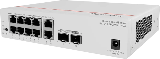 Коммутатор Huawei CloudEngine S5751-L8P2PN2J-RUA