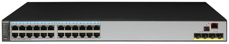 Коммутатор Huawei S5700-LI S5700-28X-PWR-LI-AC